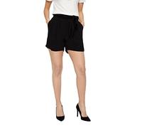 VERO MODA Damen Kurze Stoff Hose Casual Sommer Chino Hot Pants Leichter Stoff mit Bindegürtel VMMIA