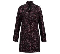VERO MODA Damen Kurzmantel lange Damenjacke mit Leopardmuster VMBrushedkatrineleo 10288828 Rose Brown M