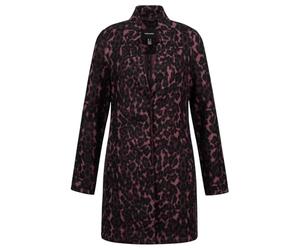 VERO MODA Damen Kurzmantel lange Damenjacke mit Leopardmuster VMBrushedkatrineleo 10288828 Rose Brown L