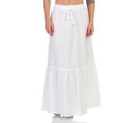Vero Moda Pretty Maxi Long Skirt Weiß L Frau (Herstellerartikelnummer: 10311167-SnowWhite-L)