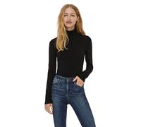 VERO MODA Damen Vmglory Rollneck Blouse Noos Bluse, Schwarz, XL EU