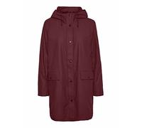 Vero Moda Damen Regenjacke VMAsta 3/4 Teddy Parka mit Kapuze