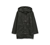 VERO MODA Damen Regenjacke VMMalou wasserabweisender Parka mit Kapuze 10266982 Black XXL