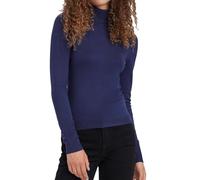 Vero Moda Slim Fit Rollkragenpullover aus Viskose-Mix Modell 'GLORY' in Marine, Größe XS