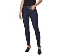 VERO MODA Damen Seven Nw Shape Up 500 L32 XXS, Dark Blue Denim, XXS / 32L