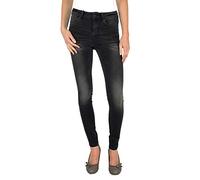 VERO MODA Damen Skinny Hose Vmseven Nw S.Slim Charm Vi Jeans Gu961, Gr. W26/L32 (Herstellergröße: 26), Grau (Dark Grey Denim)