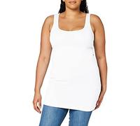 VERO MODA Damen Slim Fit Top VMMAXI My Soft Long Tank NOOS 10185110, Einfarbig, Gr. 34 (Herstellergröße: XS), Weiß (Bright White)