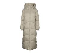 VERO MODA Damen Steppmantel VMUppsala Long Coat lange gefütterte Jacke mit Kapuze 10270145 Laurel Oak XL