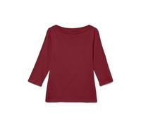 VERO MODA Damen Stretch T-Shirt 3/4 Arm Basic U-Boot-Ausschnitt Top Oberteil Regular Fit Langarm VMPANDA