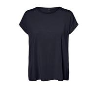 VERO MODA Damen T-Shirt VMAVA Plain - Regular Fit XS S M L XL Grün Blau Pink