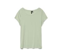 VERO MODA Damen T-Shirt VMAVA Plain - Regular Fit XS S M L XL Grün Blau Pink