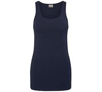 VERO MODA Damen Tank Top VMMaxi My Soft Long Basic Damentop 10185110 Black iris S