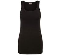 VERO MODA Damen Tank Top VMMaxi My Soft Long Basic Damentop 10185110 Black S