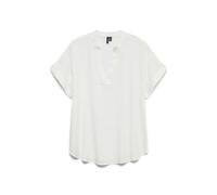 Vero Moda Blusenshirt Beauty mit Splitneck in Weiß XL Regular Fit