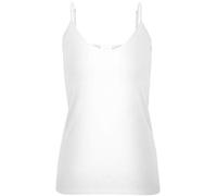 Vero Moda NOS Damen Top VMMAXI MY SOFT V SINGLET NOOS, Weiß (Bright White), 40 (Herstellergröße: L)