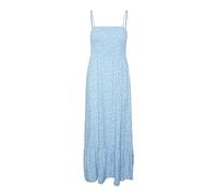 Vero Moda Damen Viskose Maxi Kleid VMEasy Joy Singlet Smock langes Trägerkleid 10307999 Bonnie Blue Vola S