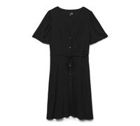 VERO MODA Damen Viskose Mini-Kleid Kurzarmkleid VMAlba 10292845 Black S