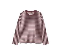 VERO MODA Damen Vmabby Ls O-Neck Top JRS Noos, Rose Brown, S