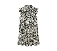 VERO MODA Damen Vmalba Ss Short Tie Dress WVN Noos