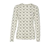 VERO MODA Damen Vmalberte Cilia Ls Top Box JRS Langarmbluse, Birch/AOP:Cilia, M