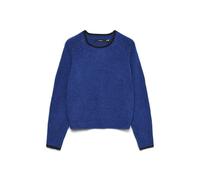VERO MODA Damen Vmaquarius Ls O-Neck Raglan Pullover Bf, Surf The Web, L