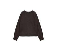 VERO MODA Damen Vmaquarius Ls V-Neck Raglan Pullover Bf, Chocolate Torte, XS