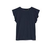 VERO MODA Damen Vmava Plain Ss Top Gajrs Noos T-Shirt (1er Pack)
