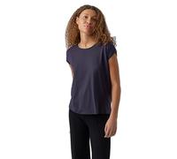 VERO MODA Damen Vmava Plain Top Gajrs Noos T-Shirt, Night Sky, XS EU