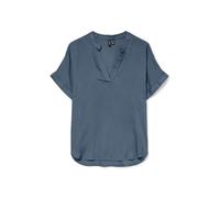 VERO MODA Damen VMBEAUTY SS WVN GA NOOS Top, China Blue, Small