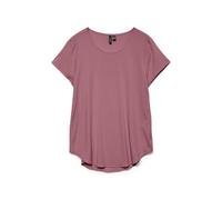 VERO MODA Damen Vmbella Ss Top WVN Ga Noos T-Shirt, Mesa Rose, M