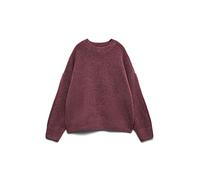 VERO MODA - VMBOOM LS O-NECK PULLOVER GA NOOS Windsor Wine - Gr. - S