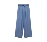 VERO MODA Damen VMBREE HW Long Loose Pants GA Stoffhose, Medium Blue Denim, M / 30L