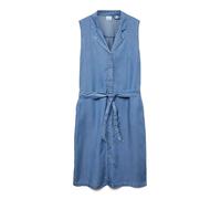 VERO MODA Damen Vmbree Sl Blk Shirt Dress Ga Keid, Medium Blue Denim, XS