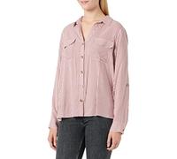 VERO MODA Damen Vmbumpy L/S Shirt New Noos, Snow White/Stripes:dry Rose, S
