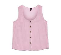 VERO MODA Damen Vmbumpy Sl Shirt WVN Ga Noos, Bonbon, Small