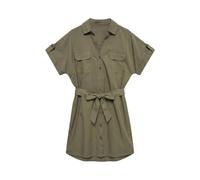 VERO Moda Damen Vmbumpy Ss Short Denim Shirt Dress Noos Vmbumpy Ss Short Denim Shirt Dress Noos (1er Pack)