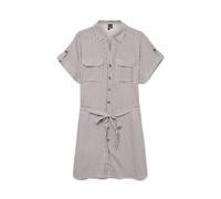VERO MODA Damen Vmbumpy Ss Short Shirt Dress WVN Ga Noos, Nostalgia Rose, X-Large