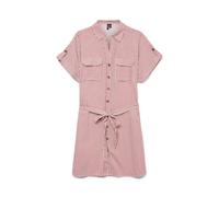 VERO Moda Damen Vmbumpy Ss Short Shirt Dress WVN Ga Noos Vmbumpy Ss Short Shirt Dress WVN Ga Noos (1er Pack)