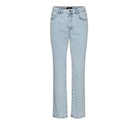 Vero Moda Damen VMCARLA HR REG STR ANK J ST333 GA Jeans, Light Blue Denim, 31/32