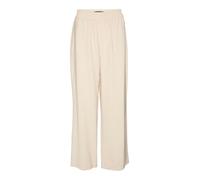 VERO MODA Damen Vmcarmen Hr Wide Pull-on Pant Noos Hose, Irish Cream, S / 34L EU