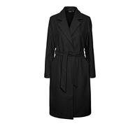 VERO MODA CURVE Damen VMCFORTUNEAYA Long Coat GA CUR NOOS Mantel, Black, 46