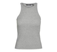 VERO MODA Damen Vmchloe Short Tank Top JRS Noos T-Shirt, Light Grey Melange/Detail:Silver Lurex, X-Small
