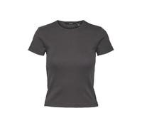 Vero Moda "VMCHLOE SS SHORT TOP JRS NOOS" Baumwollmischung (24272913-XL) asphalt
