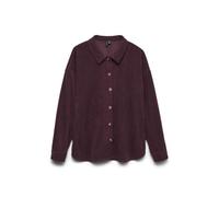 VERO MODA - VMCLEO OVERSIZE SHIRT WVN GA winetasting - Gr. - XS