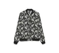 VERO MODA Damen Vmcoco L/S Bomber AOP Ga WVN Noos, Black, m