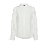 VERO MODA Damen VMDAYMA LS Shirt WVN GA Langarmbluse, Snow White, X-Small