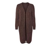 VERO MODA Damen Vmdoffy Ls Long Open Cardigan Ga Noos Strickjacke, Winetasting, M EU