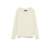 VERO MODA Damen VMDOFFY LS O-Neck Blouse GA NOOS 10201022, Birch/Melange, M