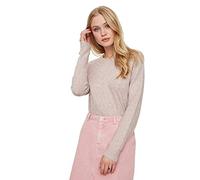 Vero Moda Doffy - Rosa Strickpullover mit Rundhals XL Loose Fit