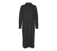 VERO MODA Damen Vmebba Calf Dress Ga JRS Boo Midikleid, Obsidian, Medium